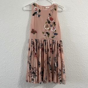 NEXT girl’s floral dress pink size 12